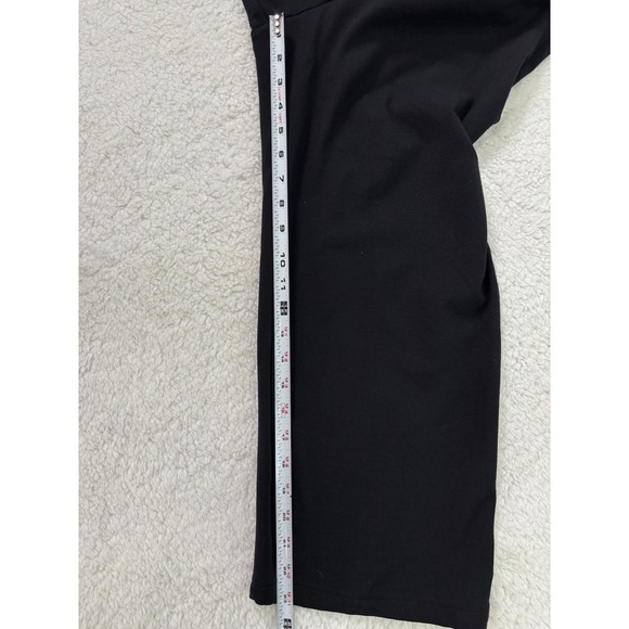 Eileen Fisher Black Stretch Crop Pants Women's Small Pull On Rayon Blend - Picture 11 of 11